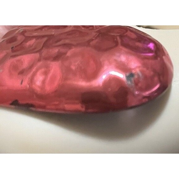 Zaxy Cream Ballerina Flats Metallic Pink Heart Jelly Flats Women's Size 5 - Picture 13 of 15